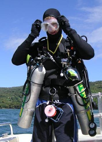 Gas laws for scuba diving