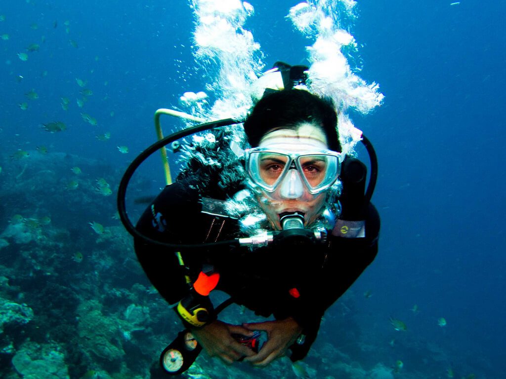 Woman Scuba Diver