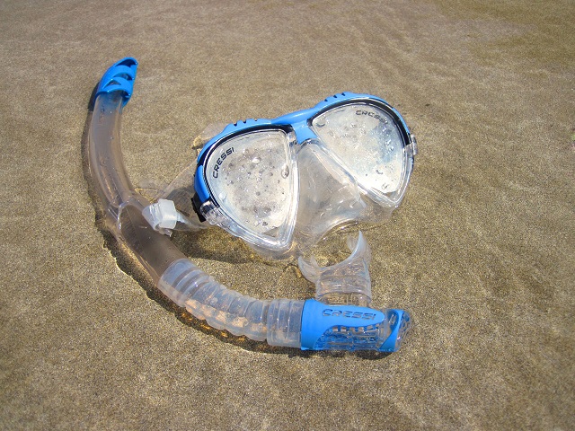 Snorkel and mask