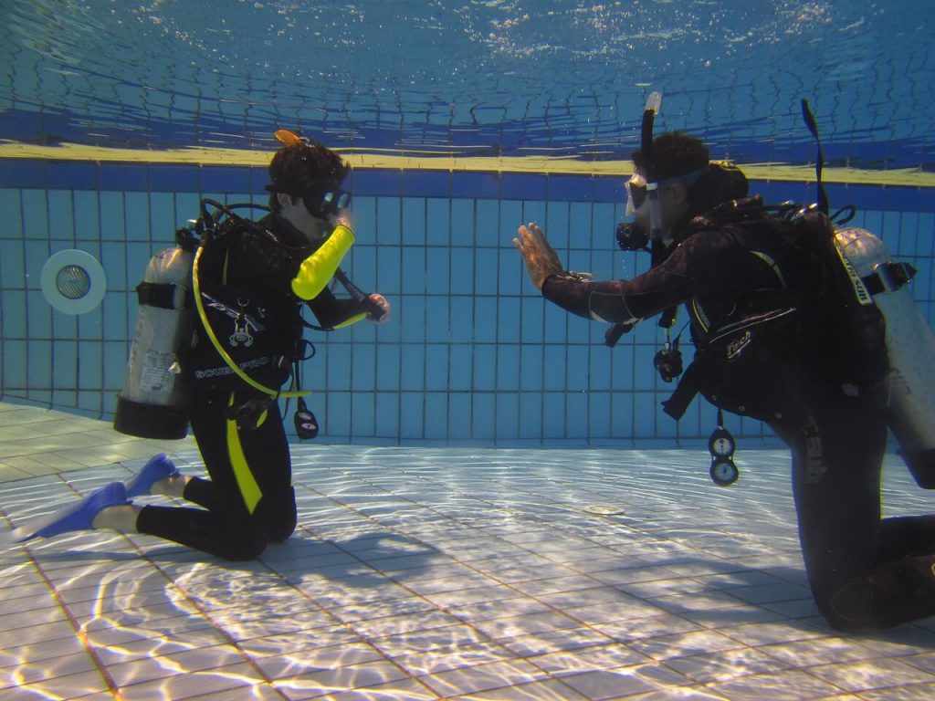 Scuba Diving hand signals